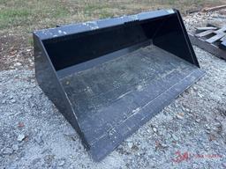 NEW 60" SMOOTH BUCKET SKID STEER ATTACHMENT