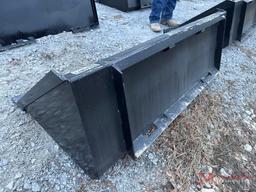 NEW 60" SMOOTH BUCKET SKID STEER ATTACHMENT