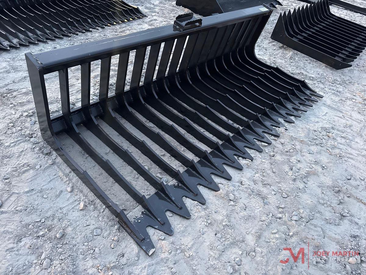 NEW 76" ROCK BUCKET SKID STEER ATTACHMENT