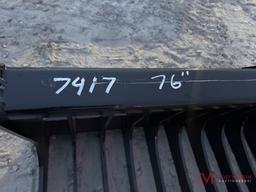 NEW 76" ROCK BUCKET SKID STEER ATTACHMENT