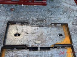 NEW SKID STEER BACKING PLATE