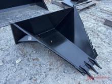 NEW STUMP BUCKET SKID STEER ATTACHMENT