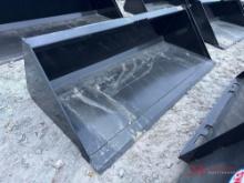 NEW 72" SMOOTH BUCKET SKID STEER ATTACHMENT