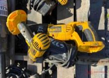 DEWALT BATTERY POWERED RECIPROCATING SAW, DRILL, & CHARGER