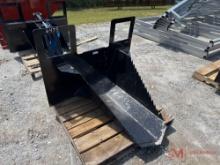 NEW STUMP BUCKET SKID STEER ATTACHMENT