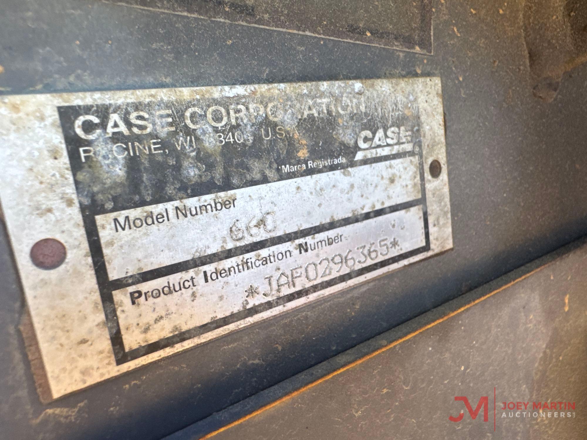CASE 660 TRENCHER