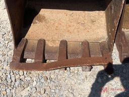 TAG 24" EXCAVATOR TOOTH BUCKET W/ WELDED ON SAND FOOT