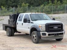 2011 FORD F550 FLATBED TRUCK