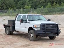 2012 FORD F-350 XL SUPER DUTY FLATBED TRUCK