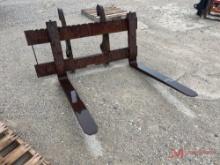 WHEEL LOADER FORK ATTACHMENT
