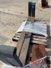 SET OF (2) TELEHANDLER FORKS