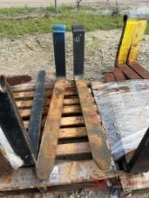 SET OF (2) TELEHANDLER FORKS