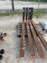 SET OF (2) TELEHANDLER FORKS
