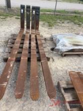 SET OF (2) TELEHANDLER FORKS