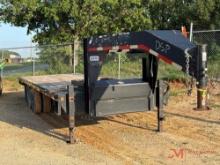 2012 AMERITRAIL 24' GOOSENECK FLATBED TRAILER