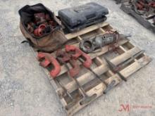 VARIOUS RIDGID PIPE THREADING AND CUTTING TOOLS