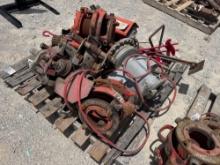 VARIOUS RIDGID PIPE THREADING AND CUTTING TOOLS