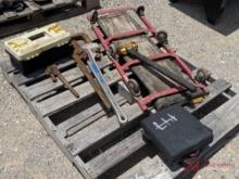 CONTENTS OF PALLET WRENCHES, HAMMER, CREEPER