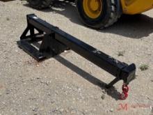 UNUSED EXTENDABLE BOOM POLE FORKLIFT ATTACHMENT