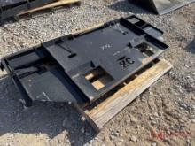 NEW 42" FORKS SKID STEER ATTACHMENT W/ 6' WIDE BACKING FRAME