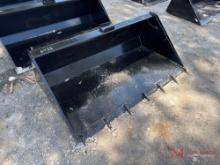 NEW 66" TOOTH BUCKET SKID STEER ATTACHMENT
