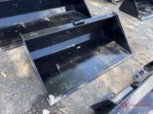 NEW 66" SMOOTH BUCKET SKID STEER ATTACHMENT