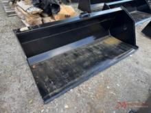 NEW 84" HIGH CAPACITY SMOOTH BUCKET SKID STEER ATTACHMENT