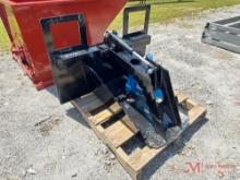 NEW STUMP BUCKET GRAPPLE SKID STEER ATTACHMENT