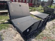 TRUCK BED COVER WITH HEADACHE RACK