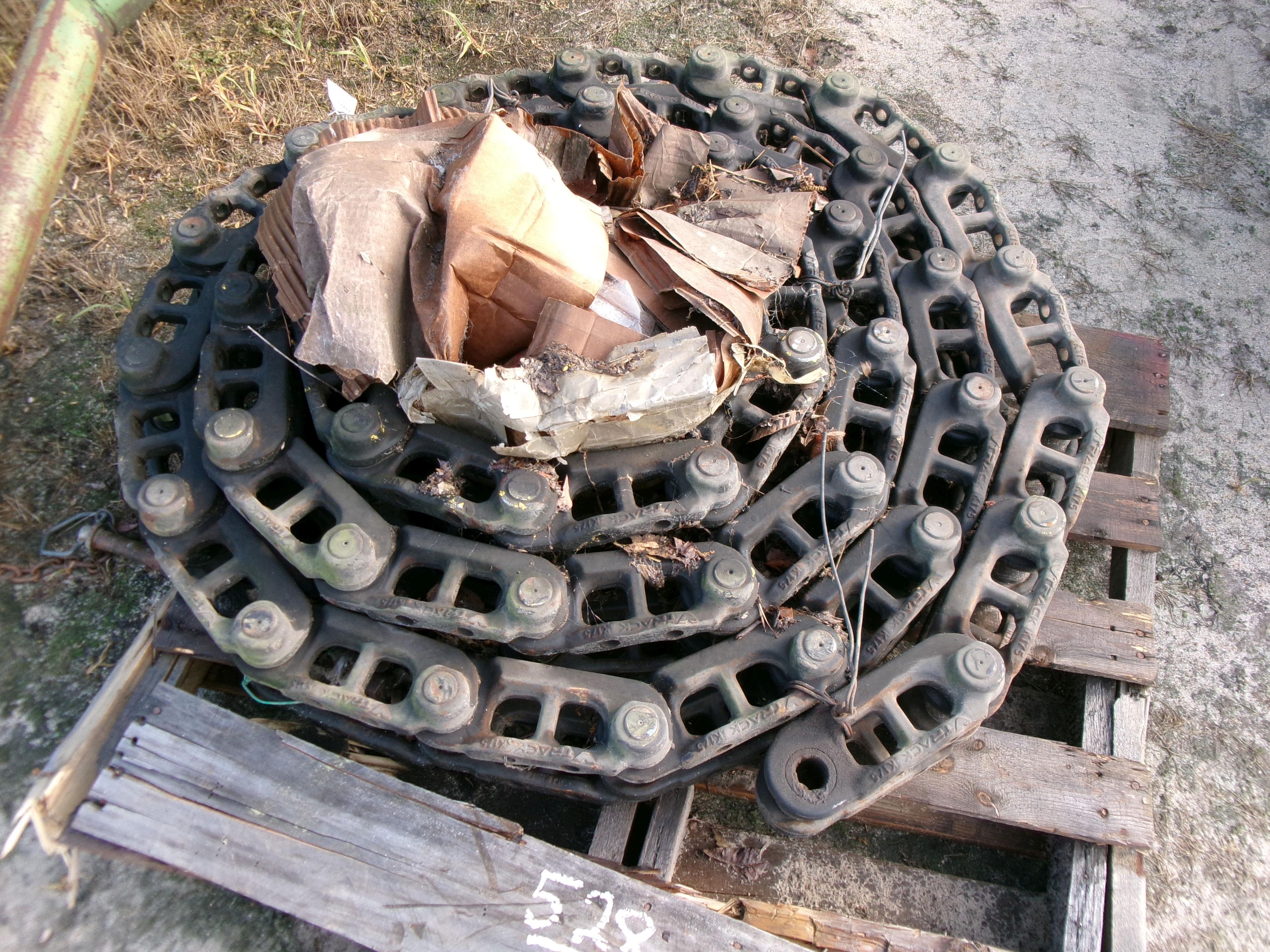 (0528)  2 EXCAVATOR TRACK CHAINS