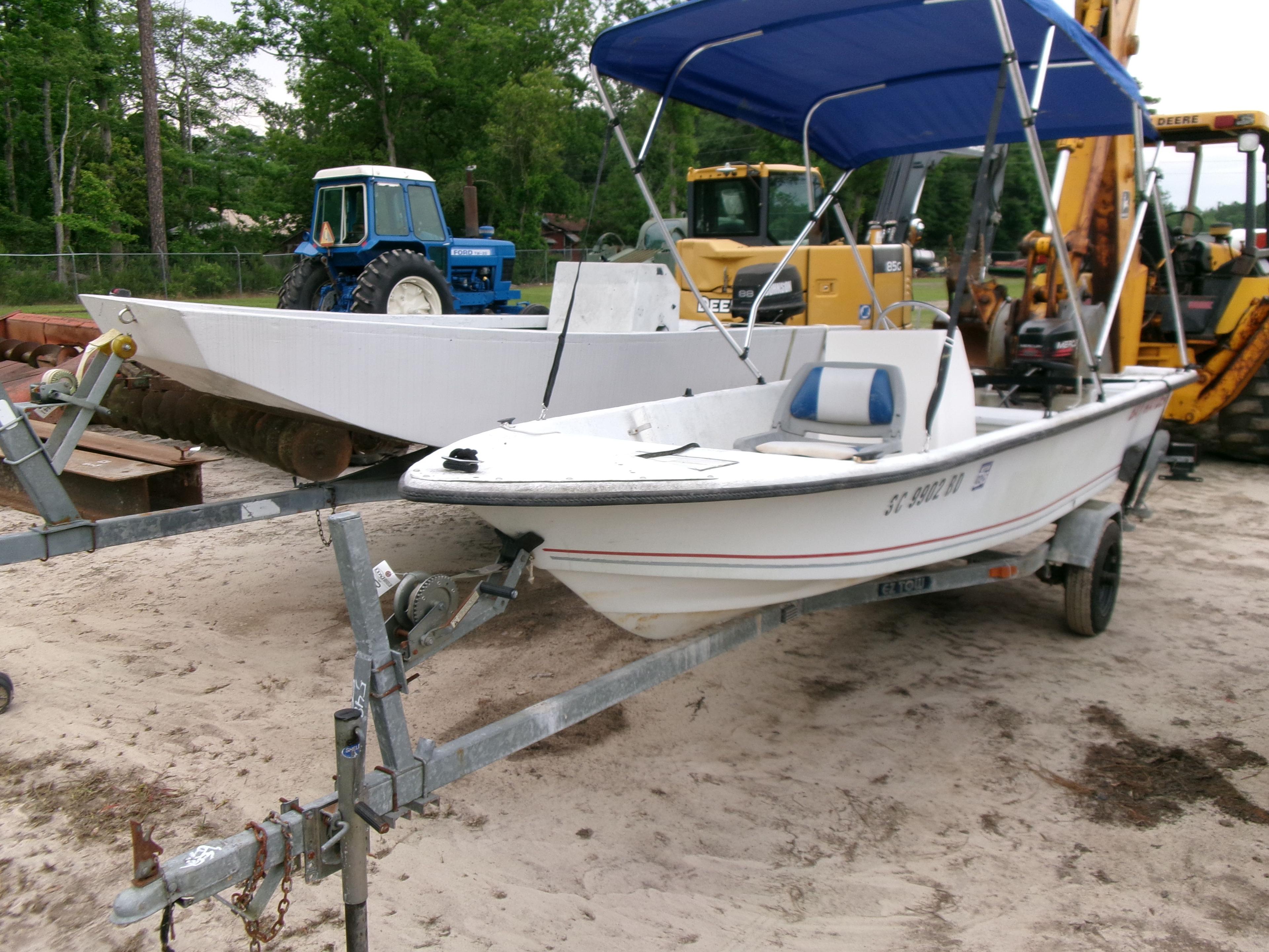 (0548)  1998 BAY RAYDER 14.5' BOAT W/TITLE