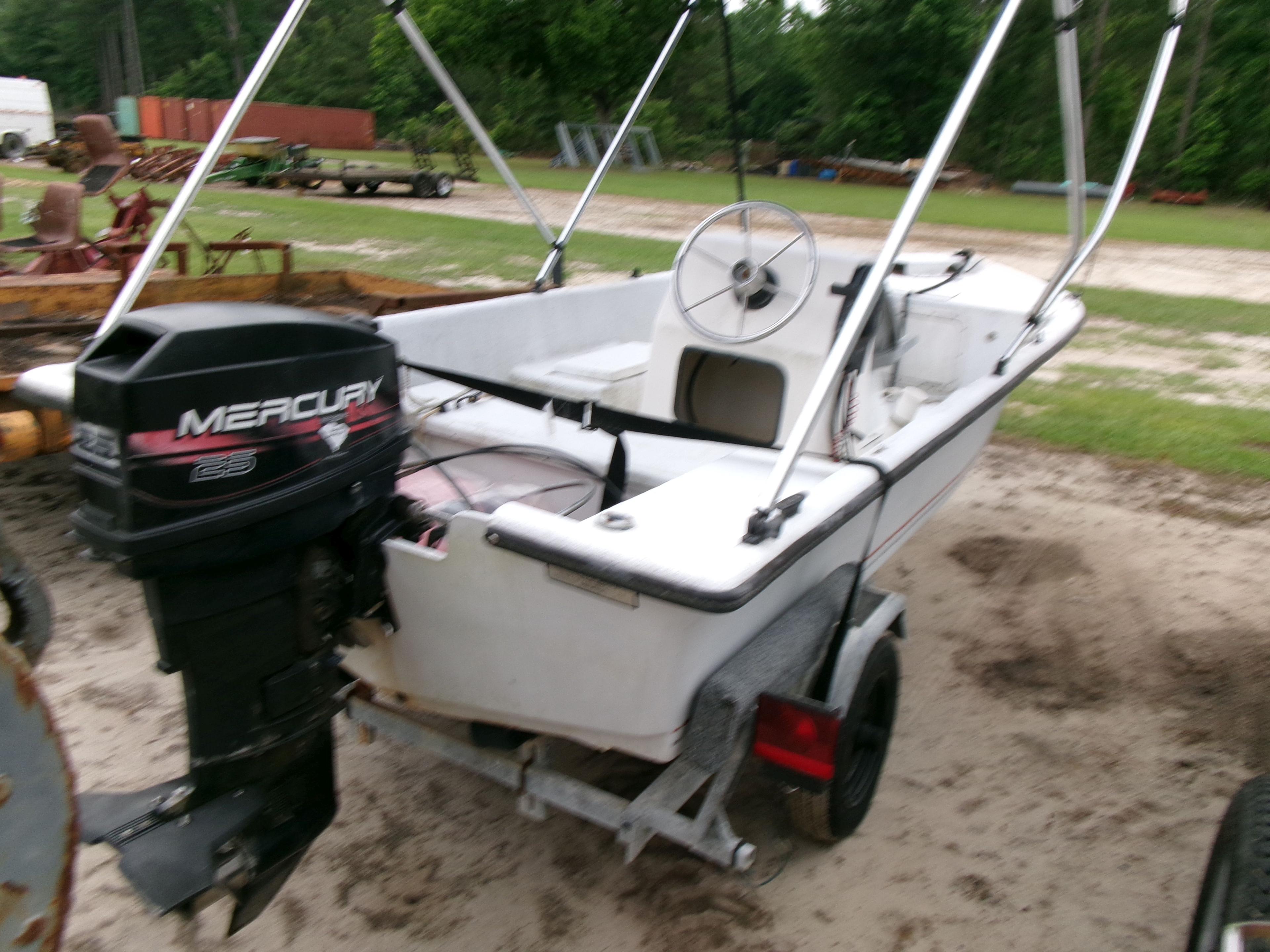 (0548)  1998 BAY RAYDER 14.5' BOAT W/TITLE