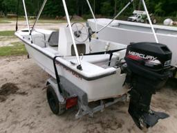 (0548)  1998 BAY RAYDER 14.5' BOAT W/TITLE