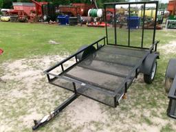 (0549)  CARRY ON 5X8 UTILITY TRAILER