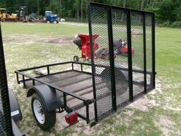 (0549)  CARRY ON 5X8 UTILITY TRAILER
