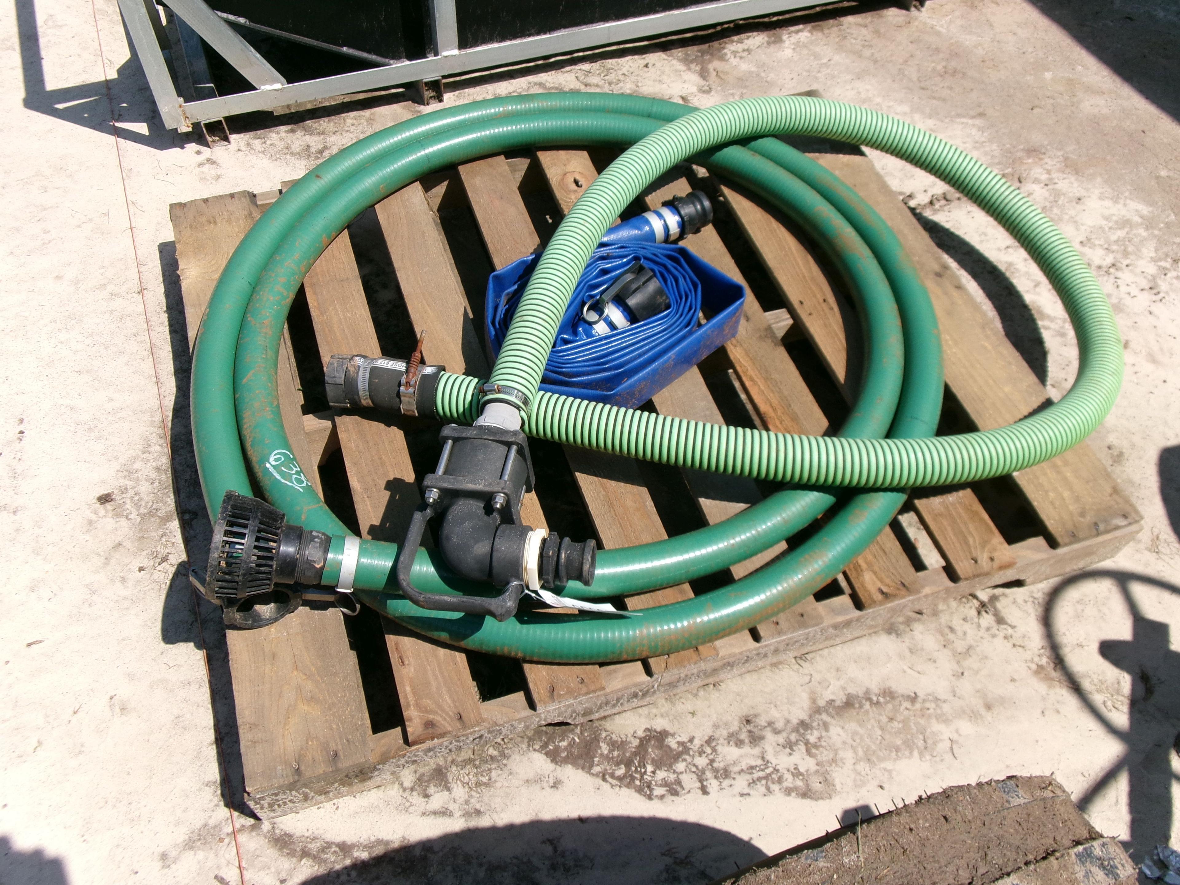 (0638)  SUCTION AND LAY FLAT HOSE WITH VALVES