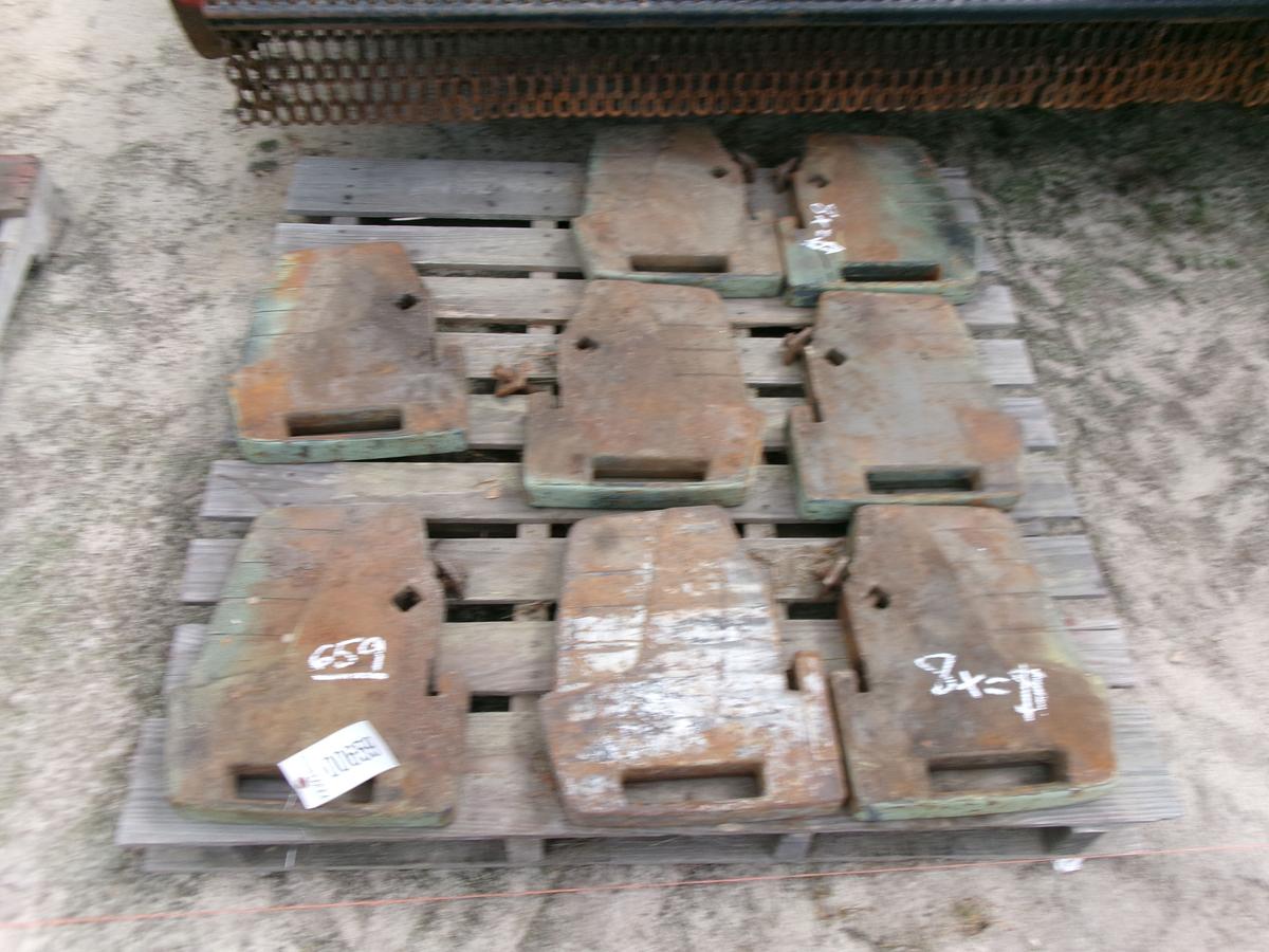 (0659)  SUITCASE WEIGHTS (8x=$)