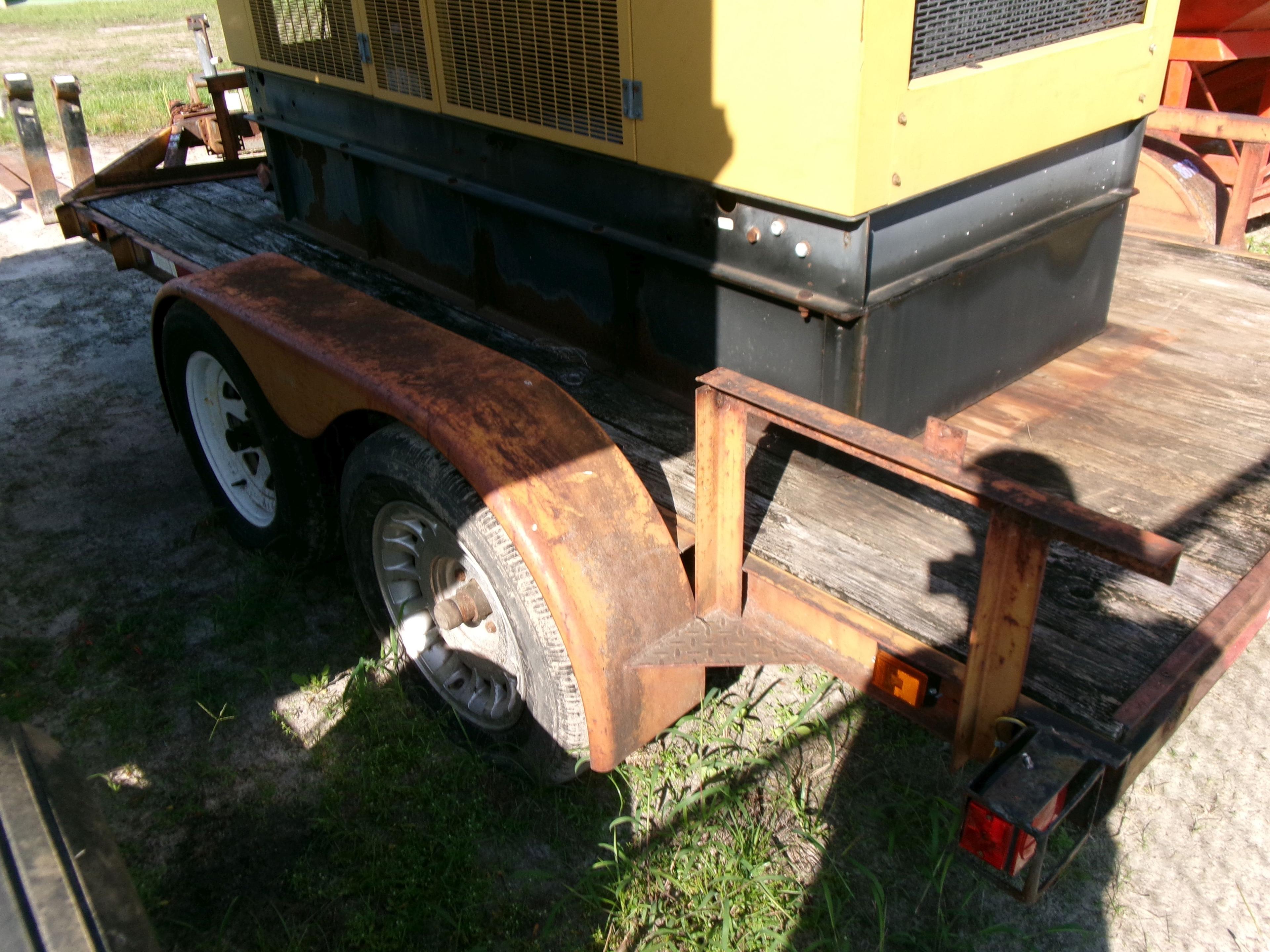 (9891)  6.5x12 Dual Axle Trailer, No Title