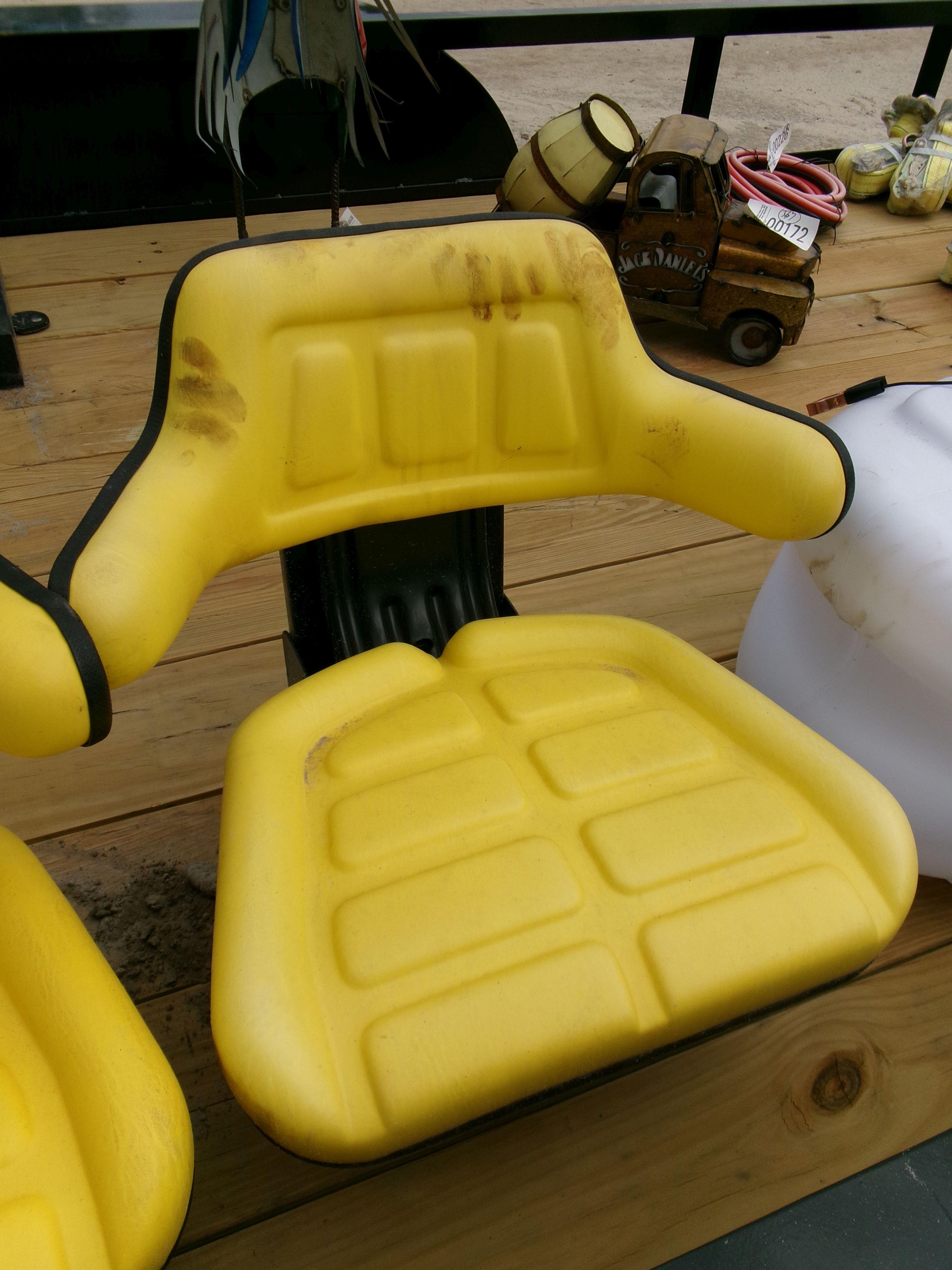 (9907)  Yellow Tractor Seat