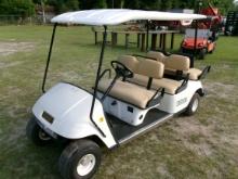 (9933)  6 SEATER GAS EZ GO GOLF CART