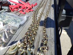 (2306) 20' 3/8" Grade 70 Chains (2x$)