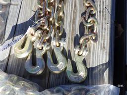 (2306) 20' 3/8" Grade 70 Chains (2x$)