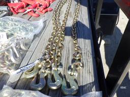 (2308) 20' 3/8" Grade 70 Chains (2x$)