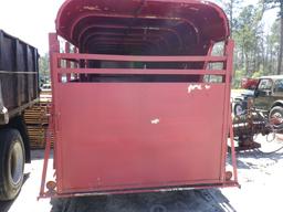 (2165) 6' x 18' Livestock Gooseneck (NO Title)