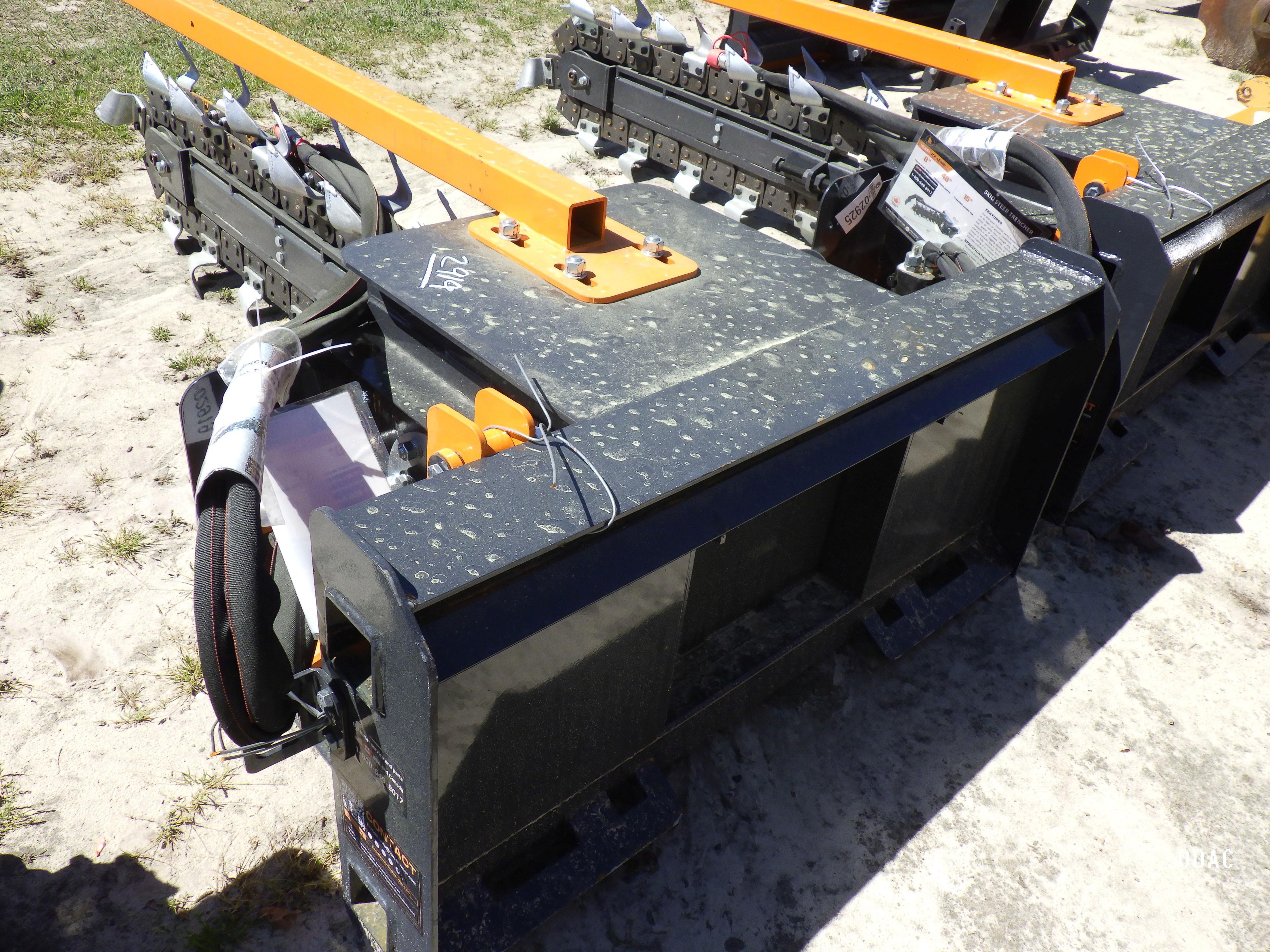 (2919) Wolverine 48" Skid Steer Trencher