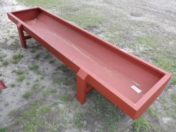 (4095) 10' Metal Feed Trough