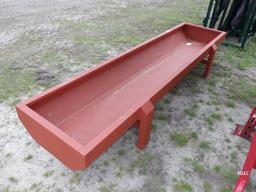 (4095) 10' Metal Feed Trough