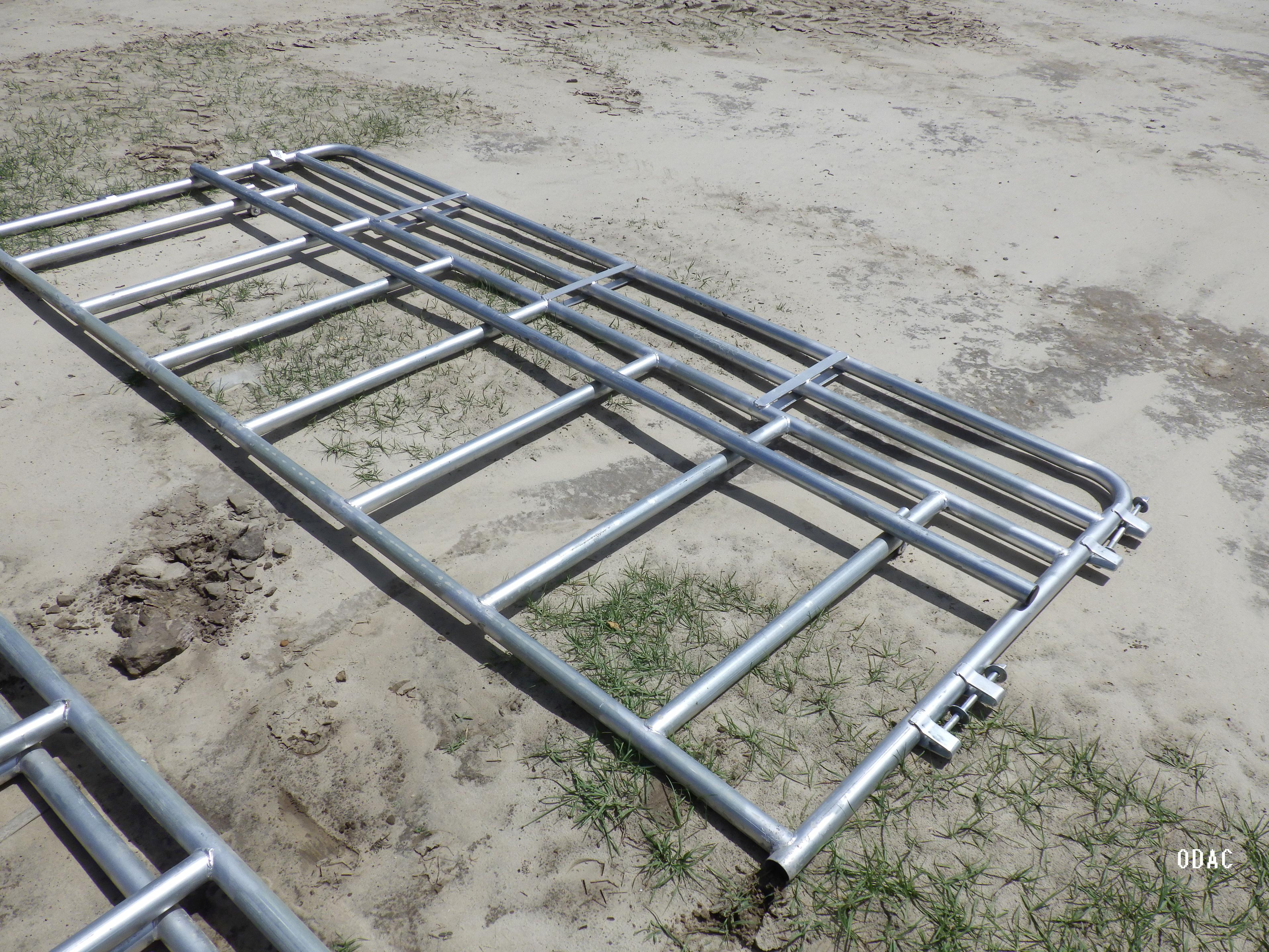 (4947) 12' Creep Feeder Galvanized Feeder Panel