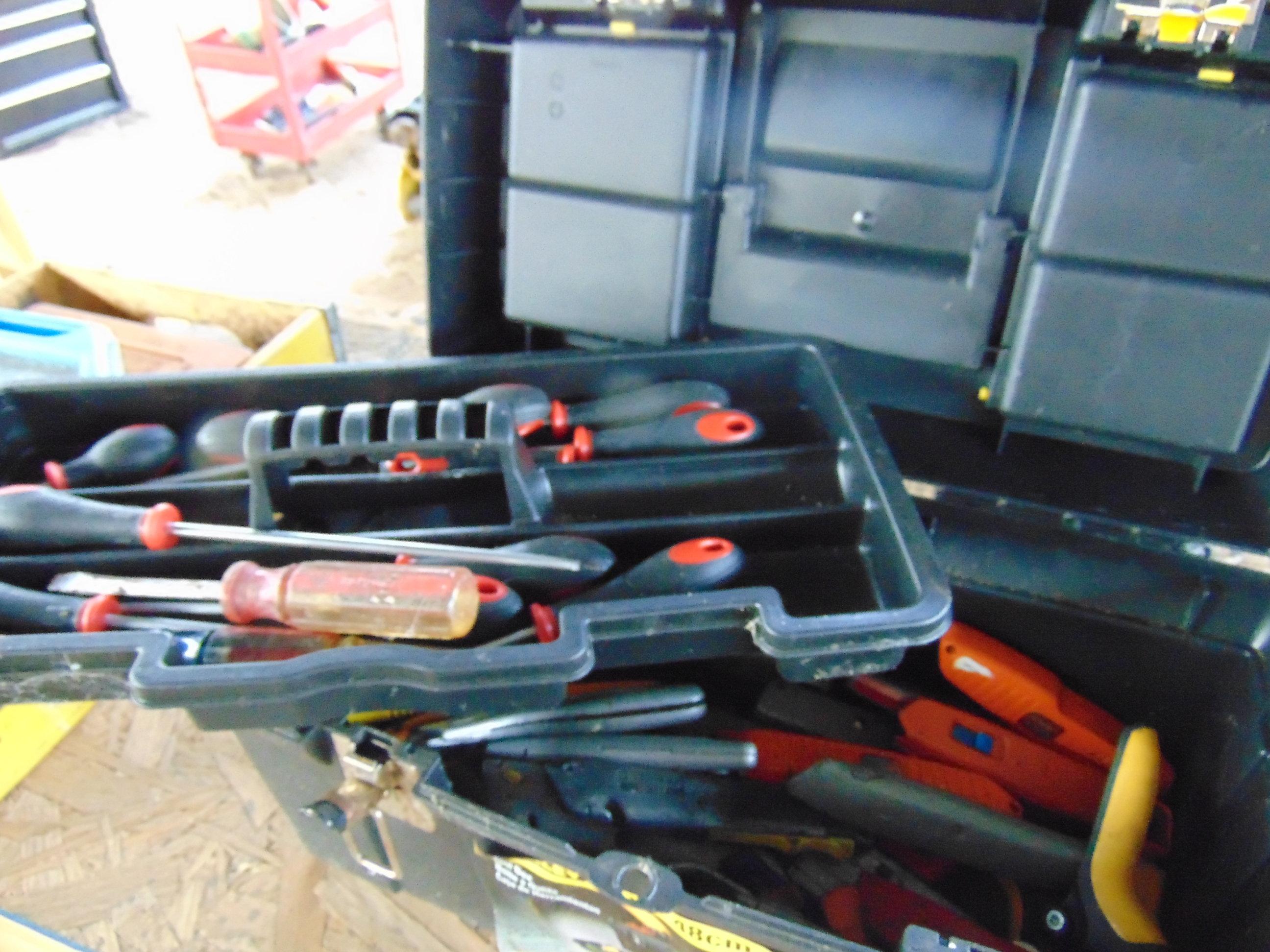 1- TOOL BOX AND TOOLS