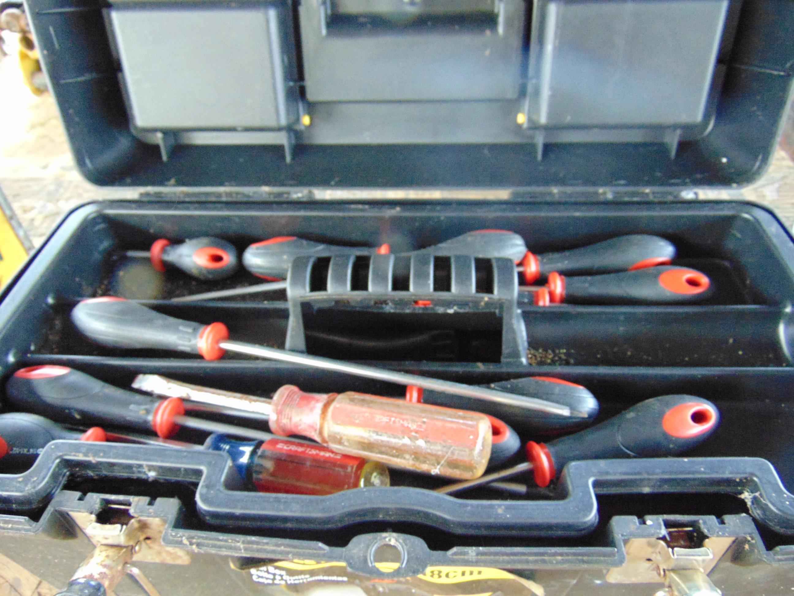 1- TOOL BOX AND TOOLS